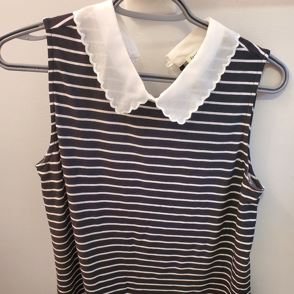 Striped fancy top